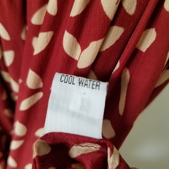 Natalie Martin Collection Silk Laurie Dress in Sand Dollar Rust Size Large - Picture 13 of 16